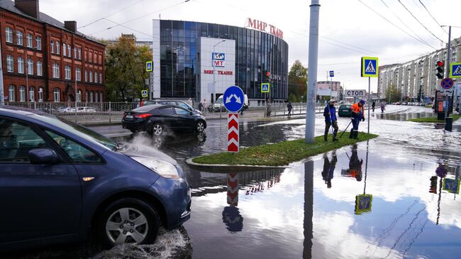 Автомобили в центре Калининграда