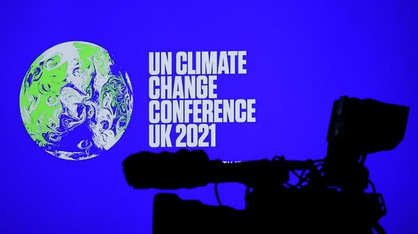 Логотип конференции ООН об изменении климата в Глазго