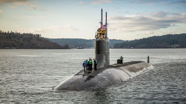 Атомная подводная лодка ВМС США USS Connecticut 