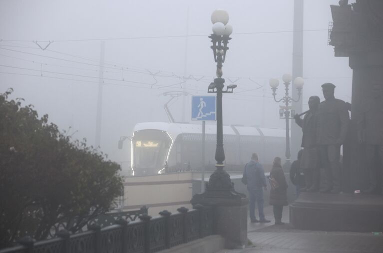 Туман в Москве