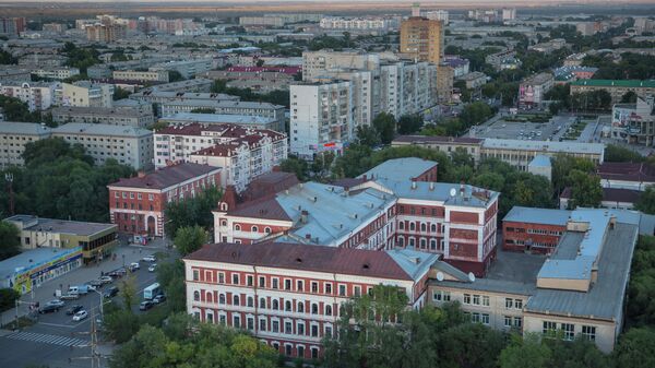 Вид на город Благовещенск в Амурской области