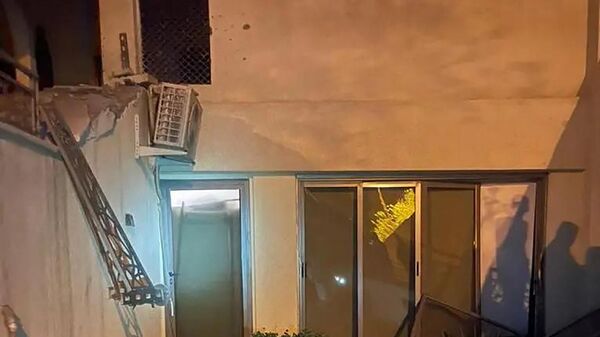 Резиденция премьер-министра Ирака Мустафы аль-Каземи после попадания ракеты