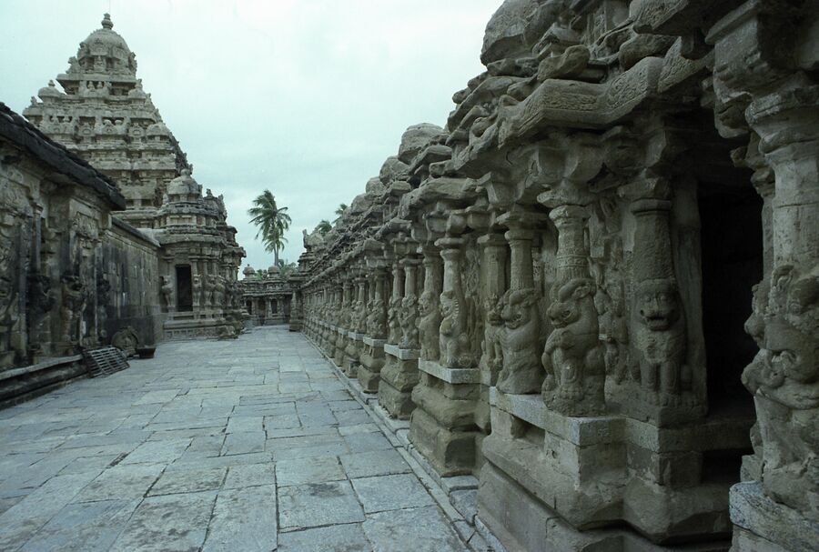 Храм Кайласанатха, посвященный Богу Шиве в Канчипураме 