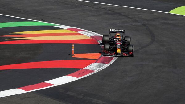 Макс Ферстаппен на Гран-при Мексики Формулы-1