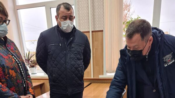 Временно исполняющий обязанности главы администрации Тамбовской области Максим Егоров во время рабочего визита в Моршанском районе