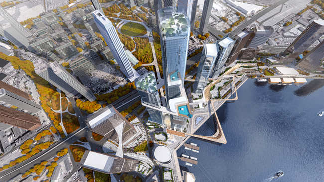 Проект застройки территории Южного порта в московском районе Печатники