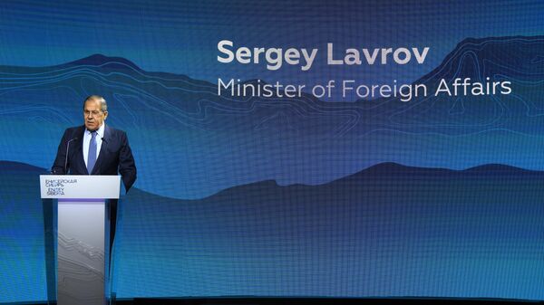 Министр иностранных дел РФ Сергей Лавров на презентации проекта Енисейская Сибирь