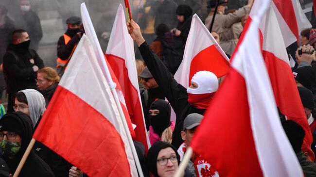 Марш националистов в Варшаве