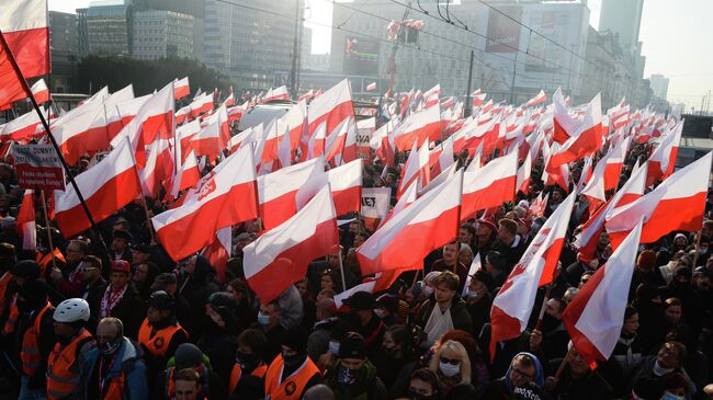 Марш националистов в Варшаве
