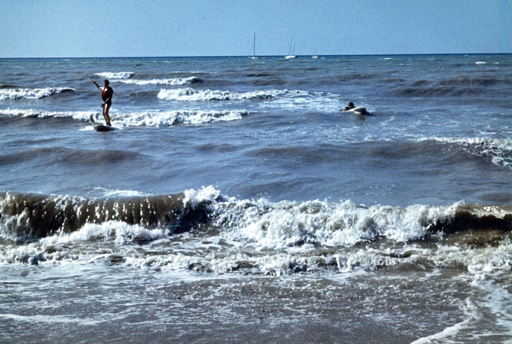 Каспийское море с берега порта Актау, 1986 год - РИА Новости, 1920, 13.11.2021