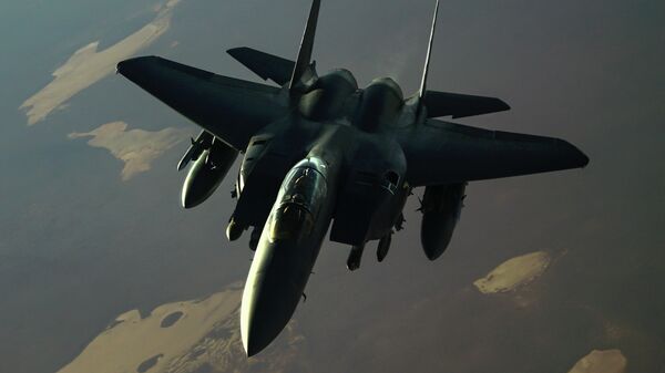 Истребитель F-15E Strike Eagle ВВС США 