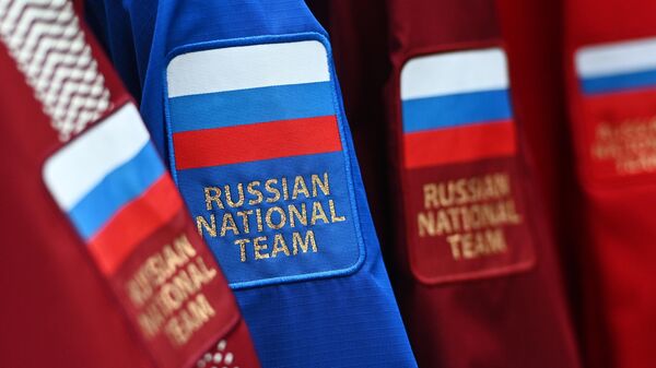 Нашивки на экипировке для спортсменов российских сборных команд