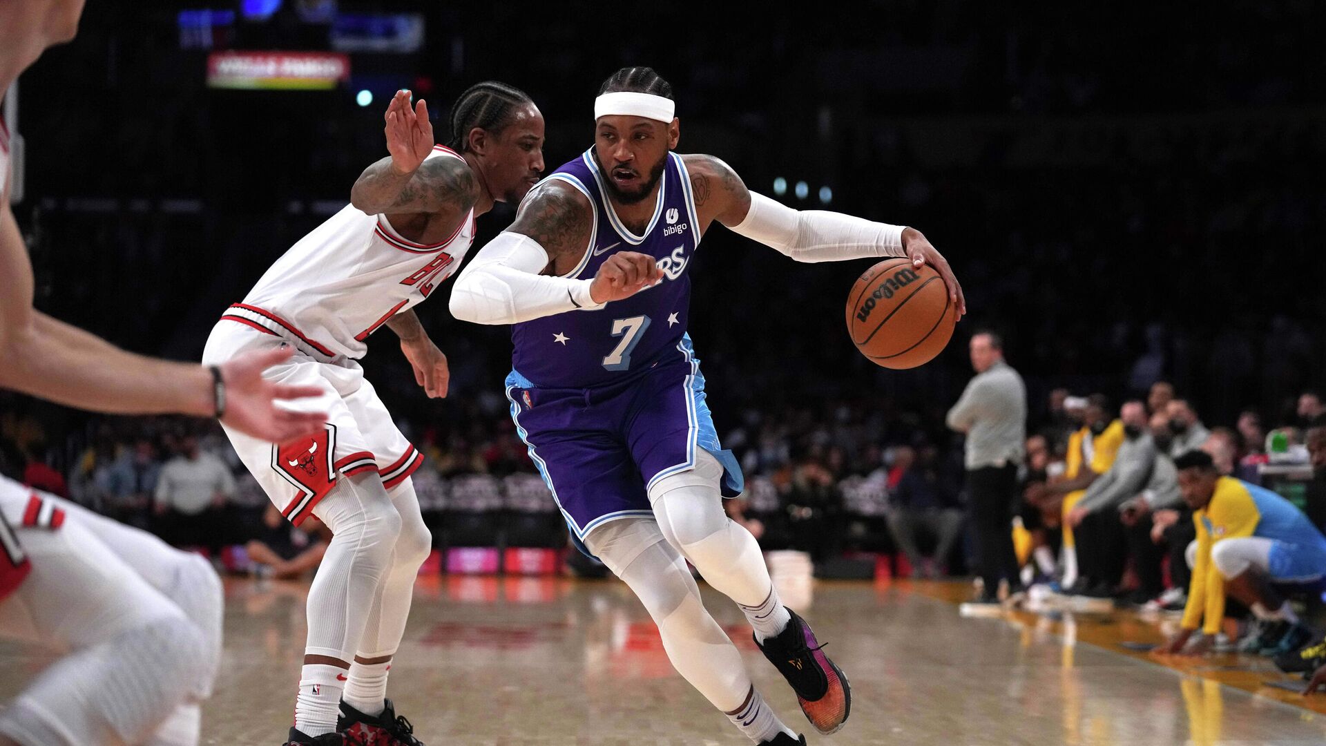 Форвард Лос-Анджелес Лейкерс Кармело Энтони в матче НБА - РИА Новости, 1920, 16.11.2021