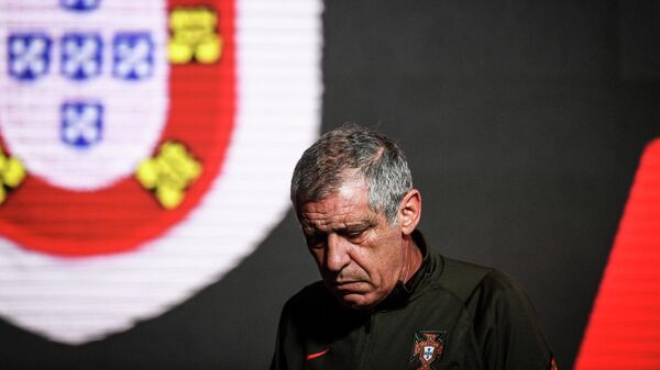 Главный тренер сборной Португалии по футбол Фернандо Сантуш