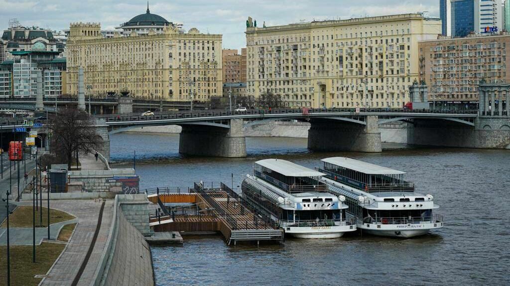 Причалы в Москве - РИА Новости, 1920, 19.03.2022