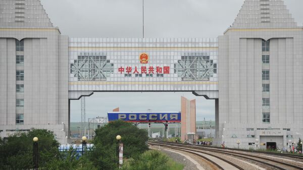 КПП Маньчжоули на китайско-российской границе
