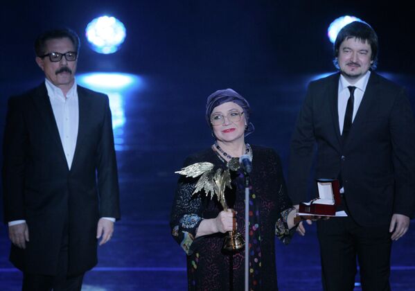 Церемония вручения Национальной премии Ника Актриса Нина Русланова