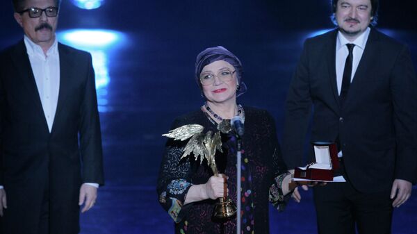 Церемония вручения Национальной премии Ника Актриса Нина Русланова