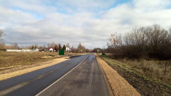 В Елецком районе Липецкой области отремонтировали 21 километр трассы 