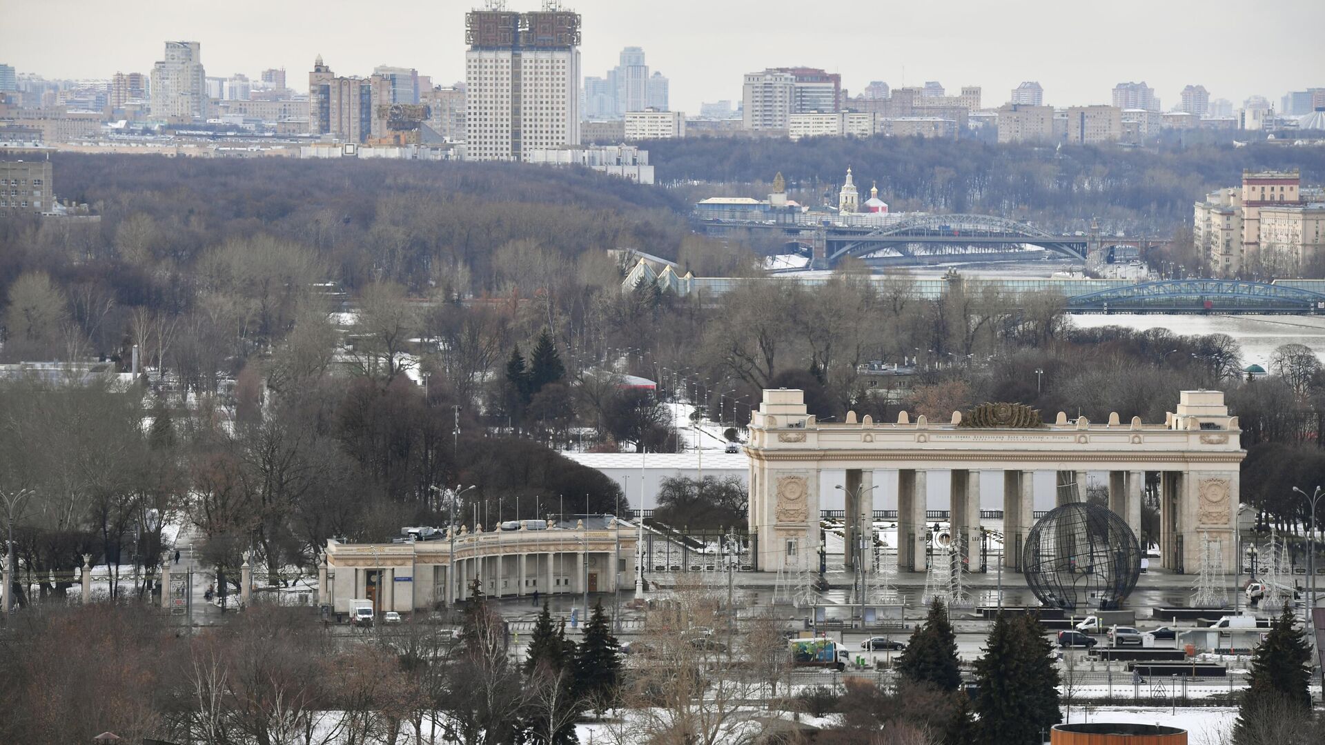 Парк Горького в Москв - РИА Новости, 1920, 22.11.2021