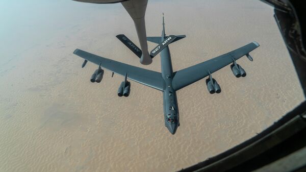 Американский стратегический бомбардировщик B-52H “Stratofortress”
