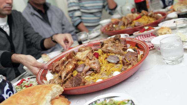 Семейный ужин в Узбекистане