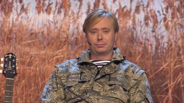 Александр Масляков-младший в эпизоде КВН Высшая лига