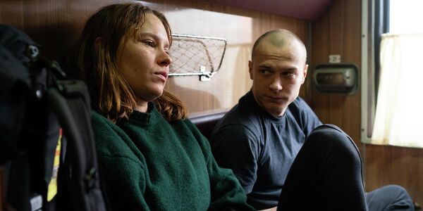 Сейди Хаарла и Юра Борисов в фильме Купе номер 6 Сейди Хаарла и Юра Борисов в фильме Купе номер 6