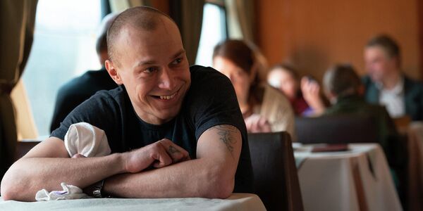 Юра Борисов в фильме Купе номер 6 Юра Борисов в фильме Купе номер 6