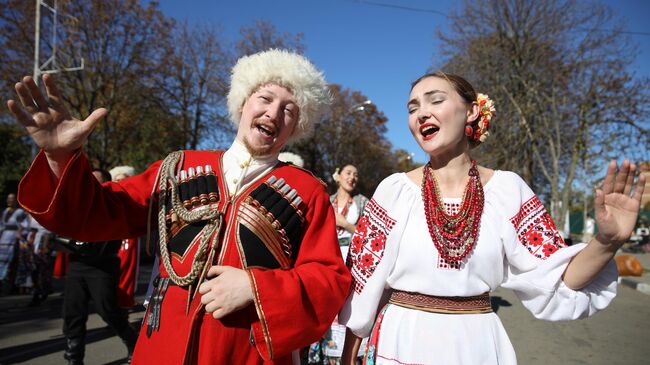 Выступление ансамбля казачьей песни Криница