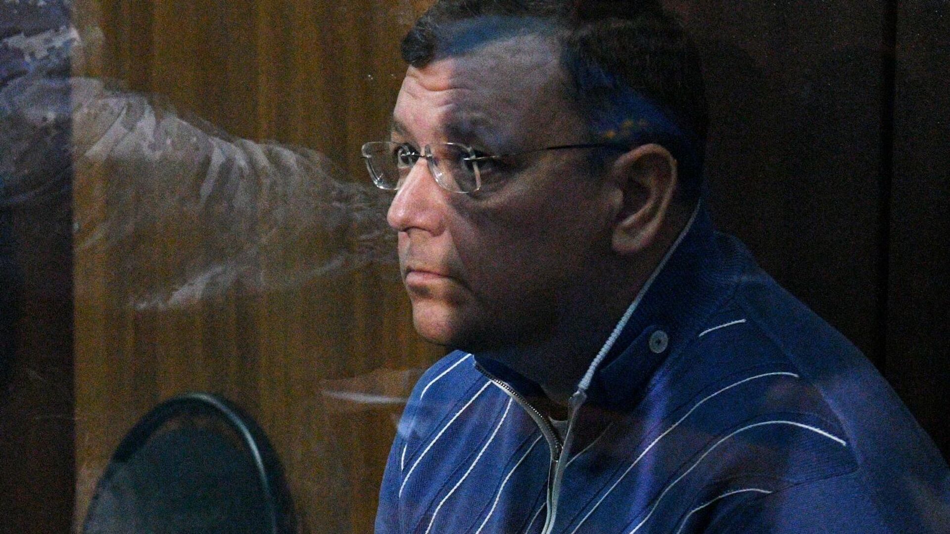 Директор шахты Листвяжная Сергей Махраков в Центральном районном суде в Кемерове - РИА Новости, 1920, 27.11.2021