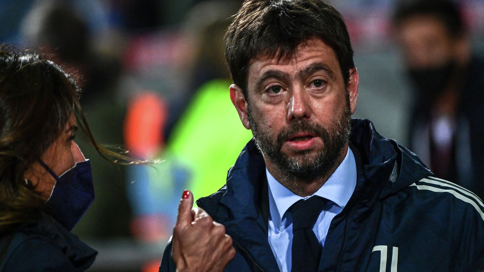 Juventus FC President Andrea Agnelli reacts during the final of the Italian Cup (Coppa Italia) football match Atalanta vs Juventus on May 19, 2021 at the Citta del Tricolore stadium in Reggio Emilia. (Photo by MIGUEL MEDINA / AFP) - РИА Новости, 1920, 28.11.2021