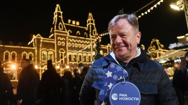 Музыкант Игорь Бутман на открытии ГУМ-катка на Красной площади.