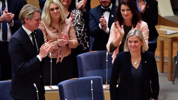 Магдалена Андерссон, повторно избранная премьер-министром Швеции