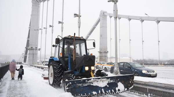 Снегопад в Москве Снегопад в Москве