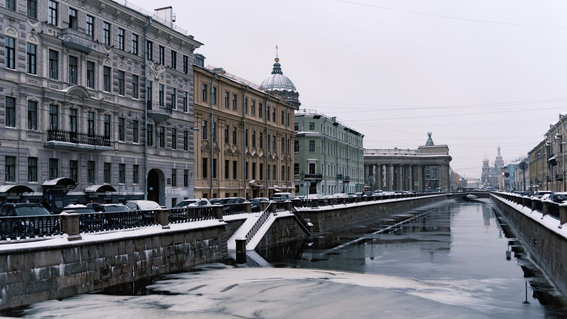Набережная канала Грибоедова в Санкт-Петербурге - РИА Новости, 1920, 03.03.2022