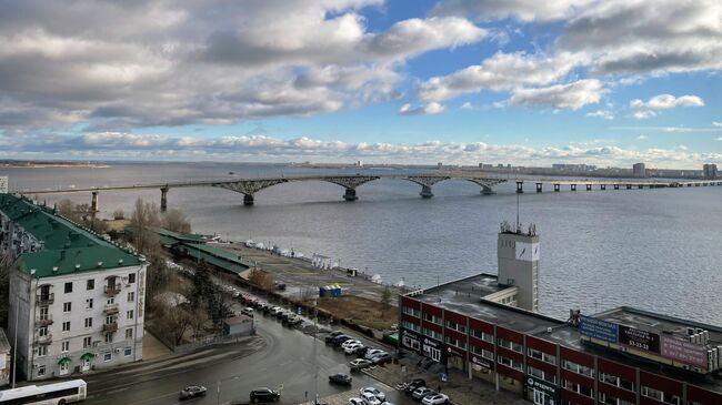 Вид на Волгу в Саратове