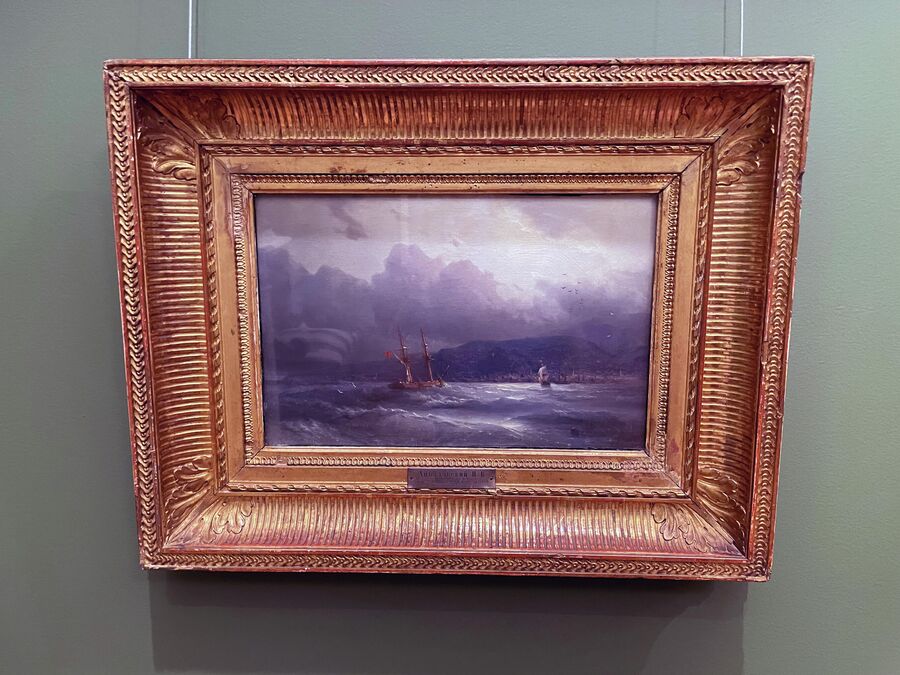 Картина Айвазовского Вид Трапезунда с моря