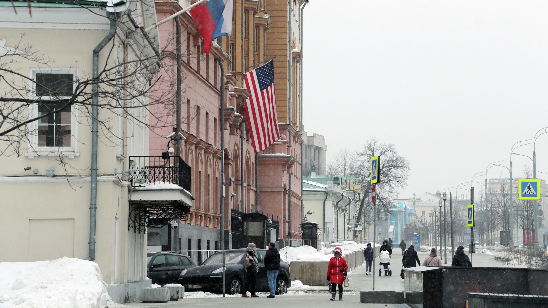 Здание посольства США в Москве - РИА Новости, 1920, 18.05.2022