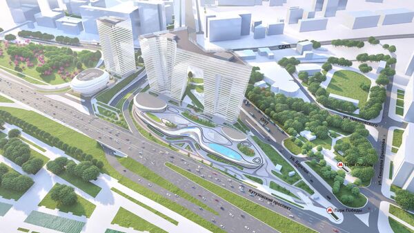 Проект многофункционального комплекса в рамках ТПУ Парк Победы