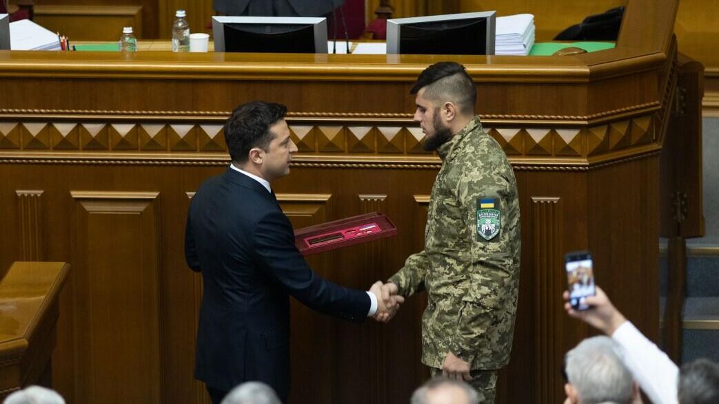 Президент Украины Владимир Зеленский и Дмитрий Коцюбайло - РИА Новости, 1920, 01.12.2021