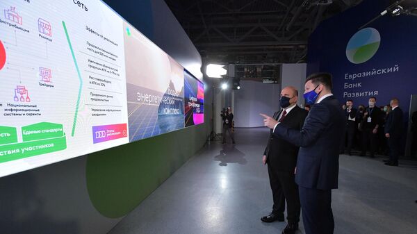 Председатель правительства РФ Михаил Мишустин перед началом пленарного заседания II Евразийского конгресса