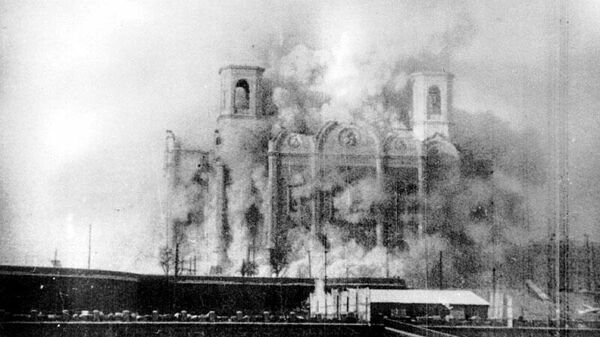 Взрыв храма Христа Спасителя