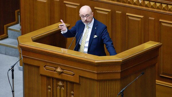 Министр обороны Украины Алексей Резников выступил на заседании Верховной рады 