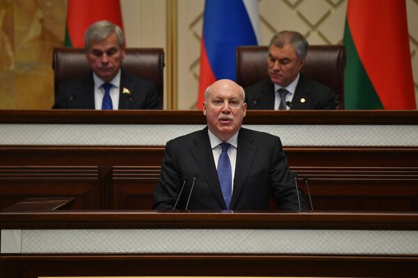 Первое заседание 61-й сессии Парламентского Собрания в Минске