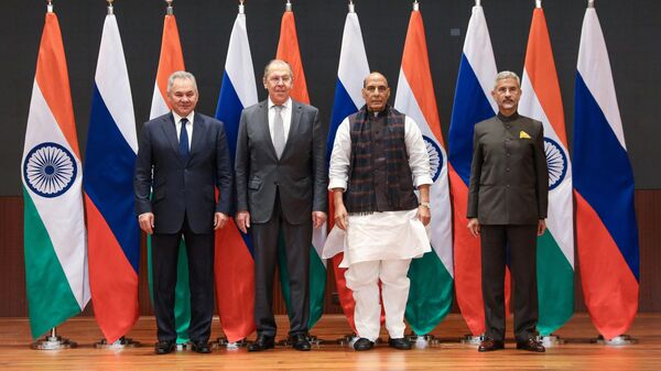 Российско-индийские переговоры в формате 2+2 в Нью-Дели
