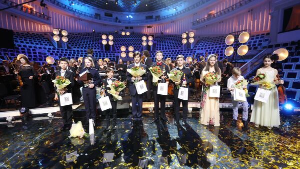 Участники XXII международного телевизионного конкурса юных музыкантов Щелкунчик