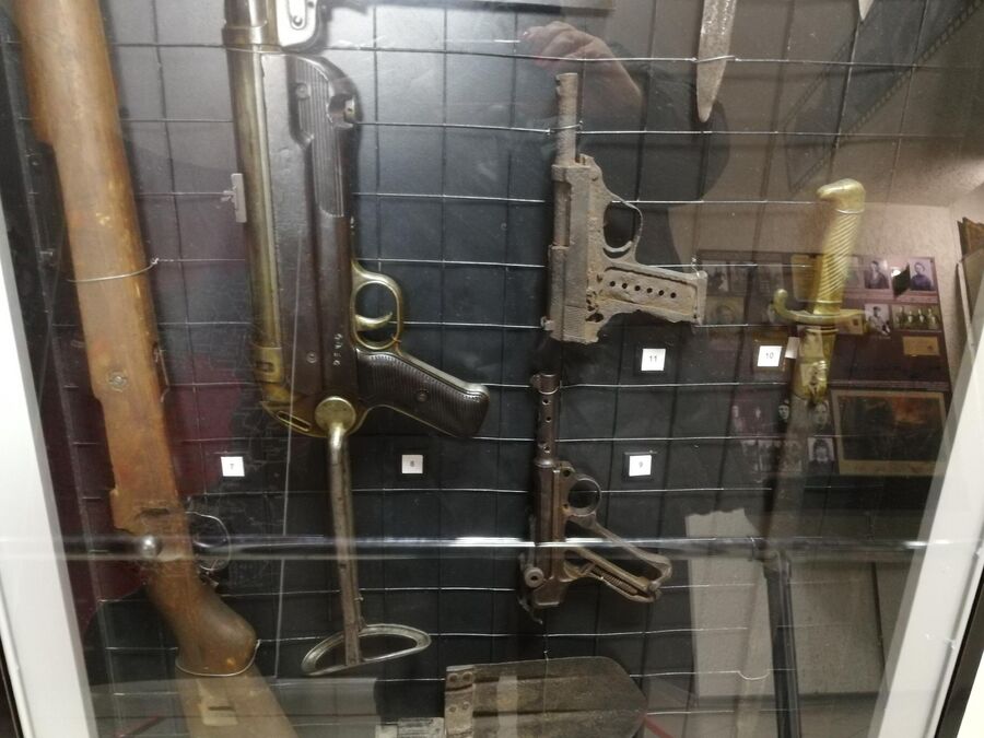 Оружие в Музее Курской битвы в Понырях