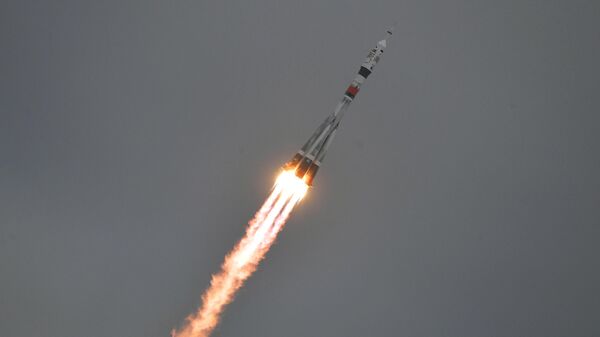 Запуск ракеты-носителя Союз-2.1а