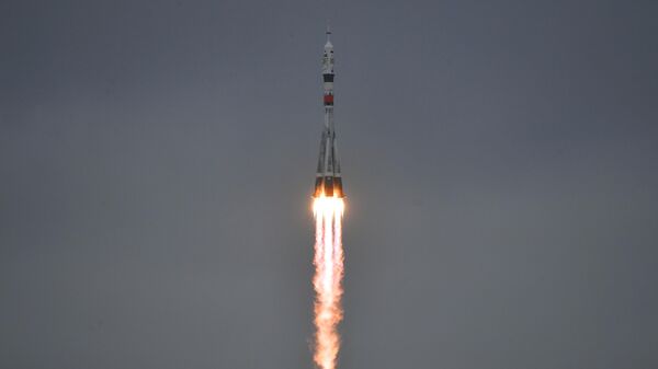 Запуск ракеты-носителя Союз-2.1а